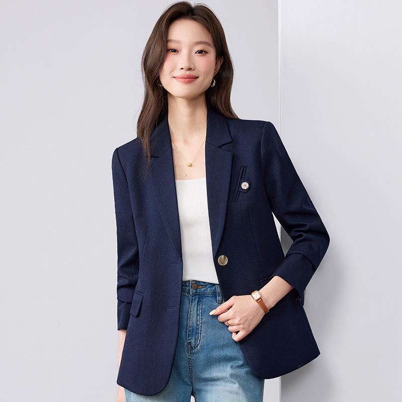 Women s Navy Blue Petite Suit Jacket - Spring/Autumn 2025, High-End Casual Professional Commute Wear 4X Large
Women s Navy Blue Petite Suit Jacket - Spring/Autumn 2025, High-End Casual Professional Commute Wear 4X Large