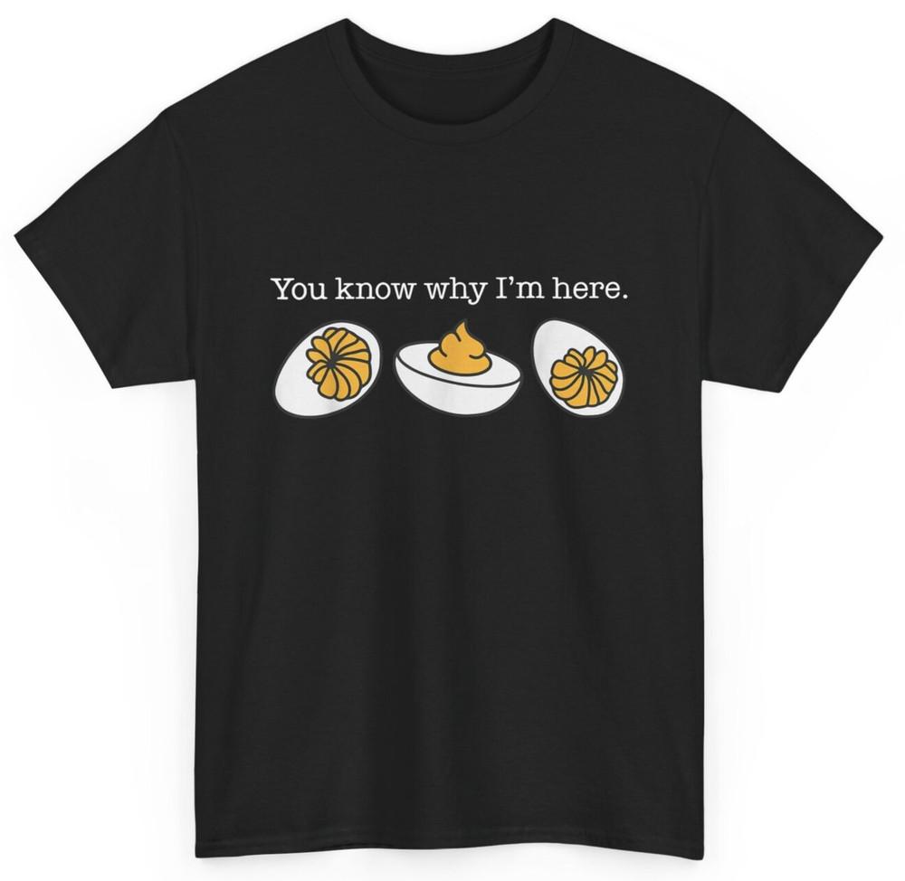 Retro Thanksgiving Dinner You Know Why I‘m Here Deviled Egg T-Shirt S
Retro Thanksgiving Dinner You Know Why I‘m Here Deviled Egg T-Shirt S