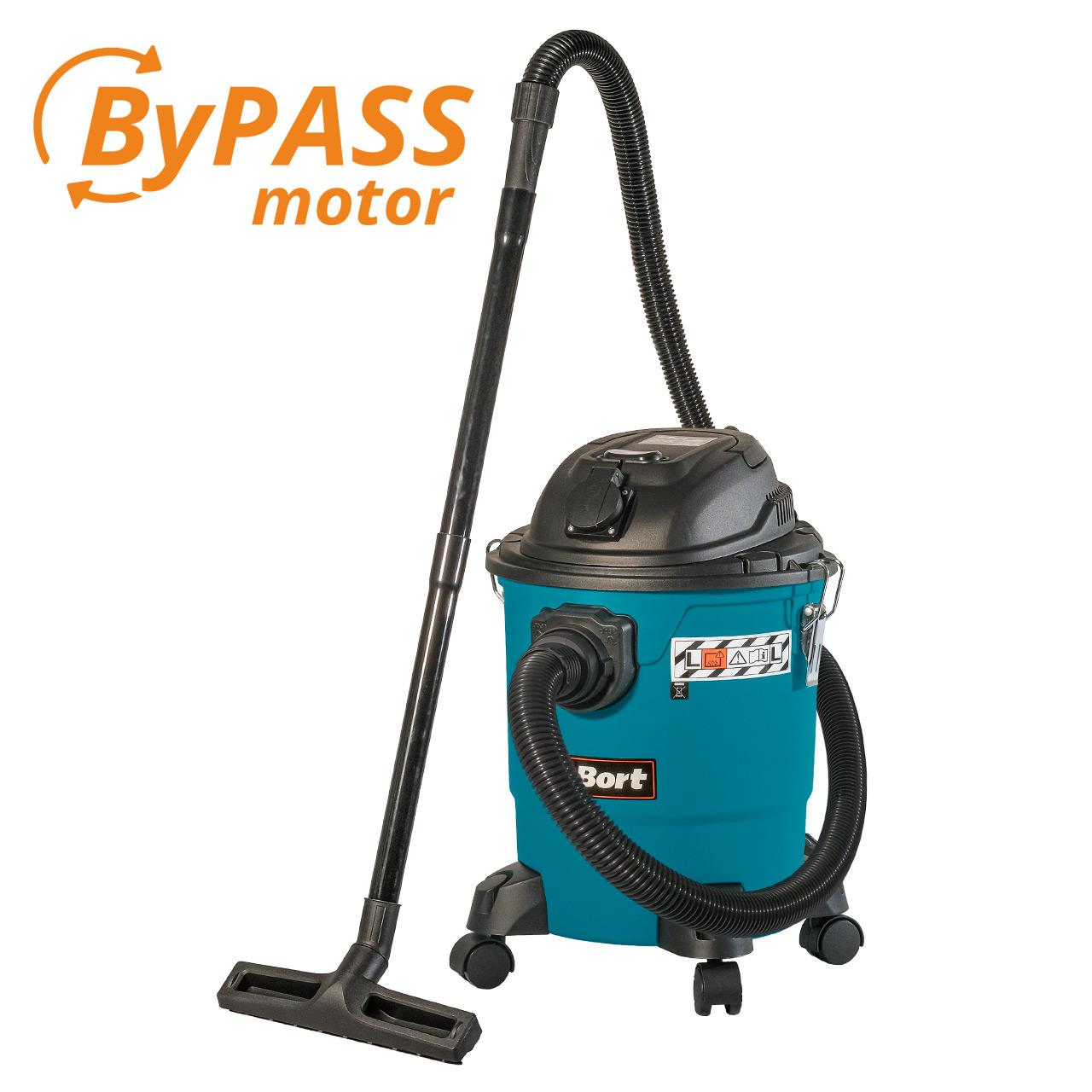 Пылесос для сухой и влажной уборки BORT BSS-1220-P
Пылесос для сухой и влажной уборки BORT BSS-1220-P