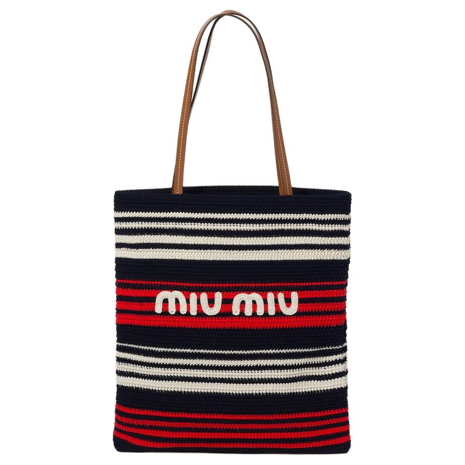 MIU MIU Embroidered Logo Crochet Fabric Tote Bag Women Tote Bags Blue White 5BG248_2CQN_F0YKQ_V_ORO Basic Set (Bag+Dust Bag)
MIU MIU Embroidered Logo Crochet Fabric Tote Bag Women Tote Bags Blue White 5BG248_2CQN_F0YKQ_V_ORO Basic Set (Bag+Dust Bag)