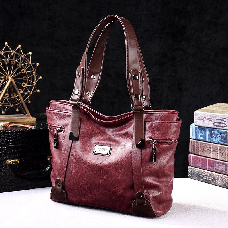 Hong Kong genuine tote bag trendy new large-capacity leather cowhide shoulder handbag commuter bag бордовий
Hong Kong genuine tote bag trendy new large-capacity leather cowhide shoulder handbag commuter bag бордовий
