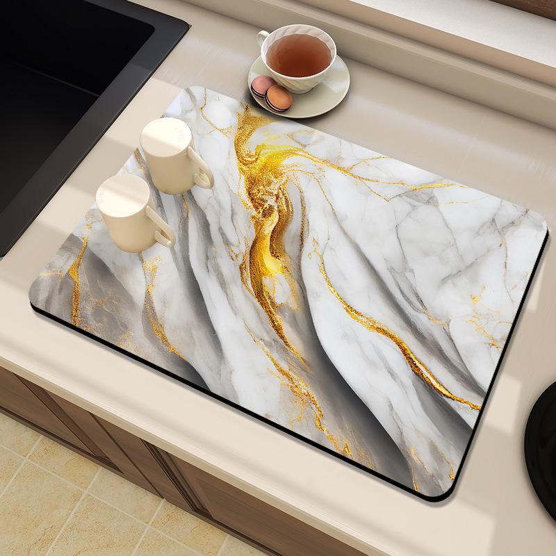 Абсорбирующая кухонная накладка с мраморным узором — слив, сушка и защита 30*40 cm
Абсорбирующая кухонная накладка с мраморным узором — слив, сушка и защита 30*40 cm