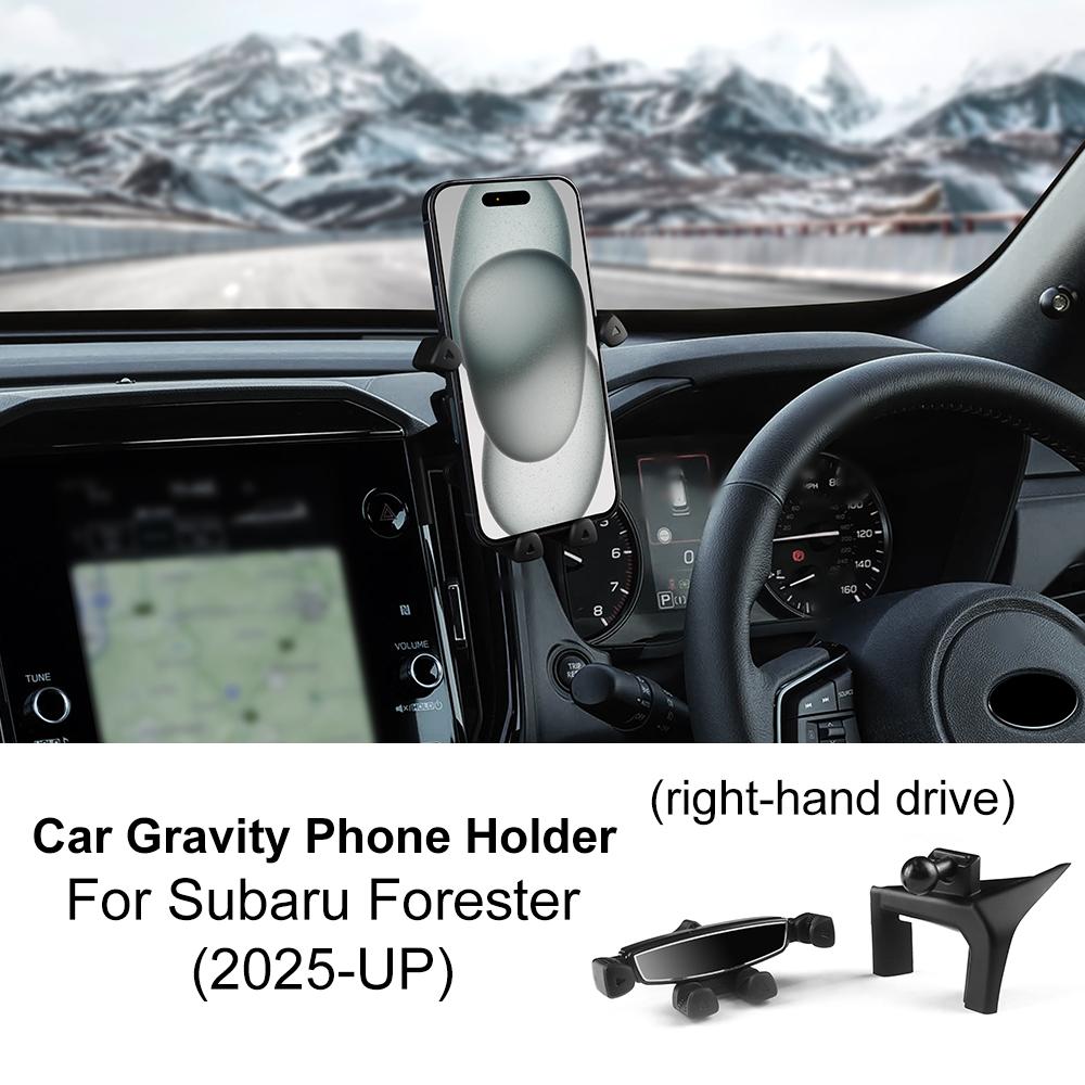 For Subaru Forester 2025-UP Phone Holder Car Gravity Mobile Support Telephone Bracket Rotatable Aluminum Clip Accessories
For Subaru Forester 2025-UP Phone Holder Car Gravity Mobile Support Telephone Bracket Rotatable Aluminum Clip Accessories