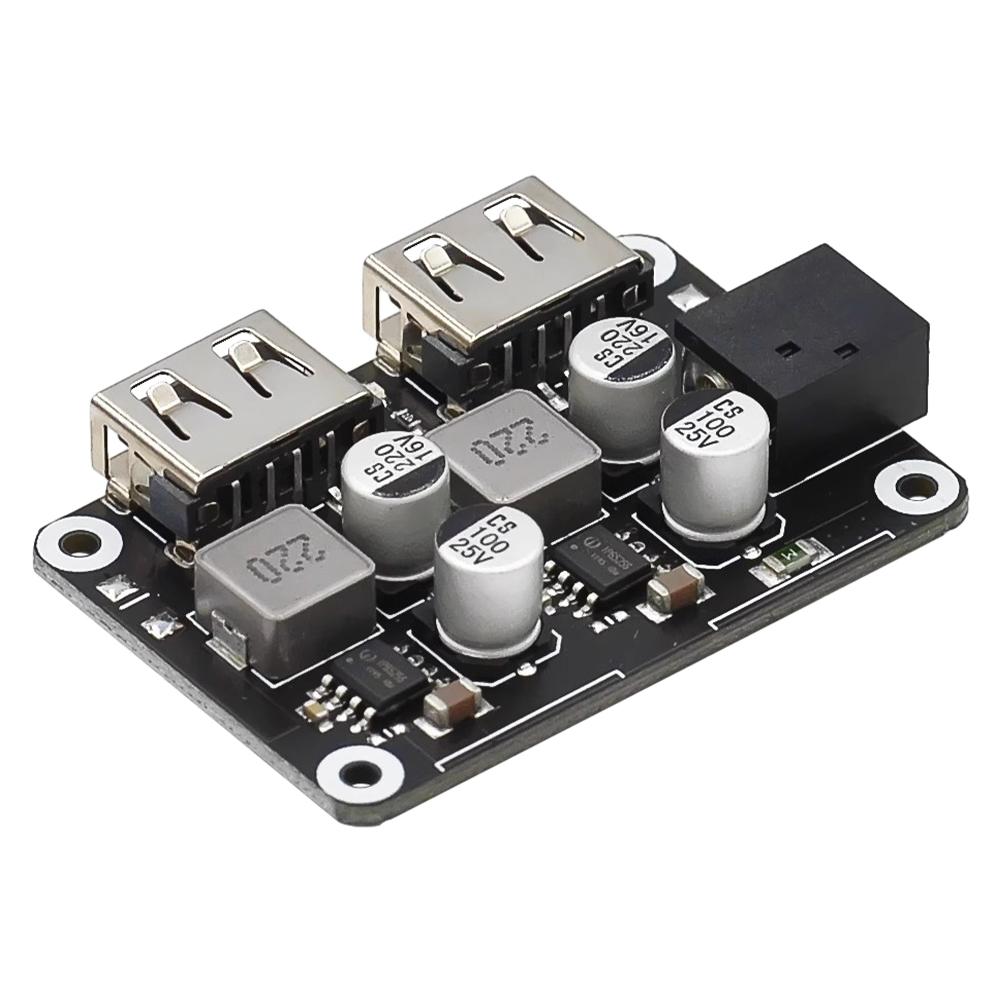 # Подвійний USB-понижуючий перетворювач зарядного модуля 6-30V12V24V до QC3.0 для DIY Module With Box
# Подвійний USB-понижуючий перетворювач зарядного модуля 6-30V12V24V до QC3.0 для DIY Module With Box