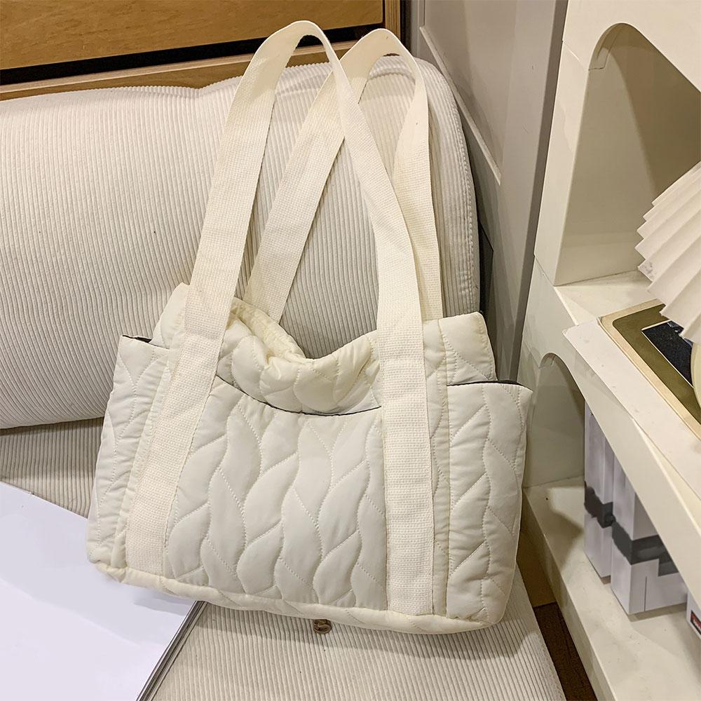 Autumn and Winter Large Capacity Bag New Handheld Big Bag Single Shoulder down Tote Bag Work Commuter Bag білий
Autumn and Winter Large Capacity Bag New Handheld Big Bag Single Shoulder down Tote Bag Work Commuter Bag білий