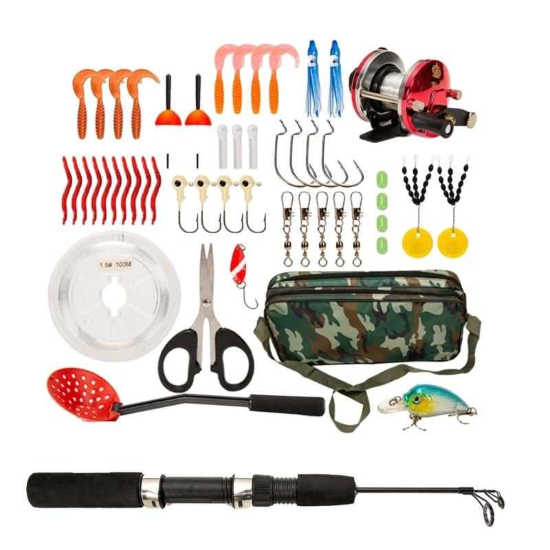 Fishing Rod and Reel Combo, Fishing Poles, Telescopic Fishing Rod Kits with Spinning Reel, Fishing Poles with Carry Bag
Fishing Rod and Reel Combo, Fishing Poles, Telescopic Fishing Rod Kits with Spinning Reel, Fishing Poles with Carry Bag
