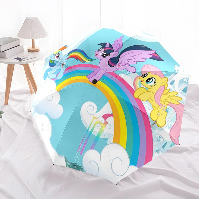 1pc My Little Pony Automatic Opening Closing Umbrella Portable Tri-Fold Design with 8-Bone Iron Frame, Outdoor, Ideal Gift for Fans, Travelers, Everyd
1pc My Little Pony Automatic Opening Closing Umbrella Portable Tri-Fold Design with 8-Bone Iron Frame, Outdoor, Ideal Gift for Fans, Travelers, Everyd