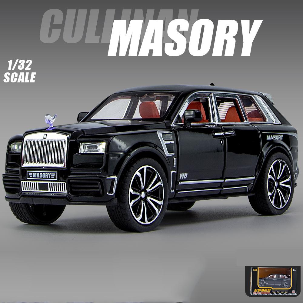 Эксклюзивный литой под давлением автомобиль из металлического сплава в масштабе 1/32 CULLINAN MASORY, литой под давлением металлический игрушечный автомобиль с открывающимися дверцами, легкая музыкальная игрушка в подарок 1/32-Size:17*6.5*6cm чёрный
Эксклюзивный литой под давлением автомобиль из металлического сплава в масштабе 1/32 CULLINAN MASORY, литой под давлением металлический игрушечный автомобиль с открывающимися дверцами, легкая музыкальная игрушка в подарок 1/32-Size:17*6.5*6cm чёрный