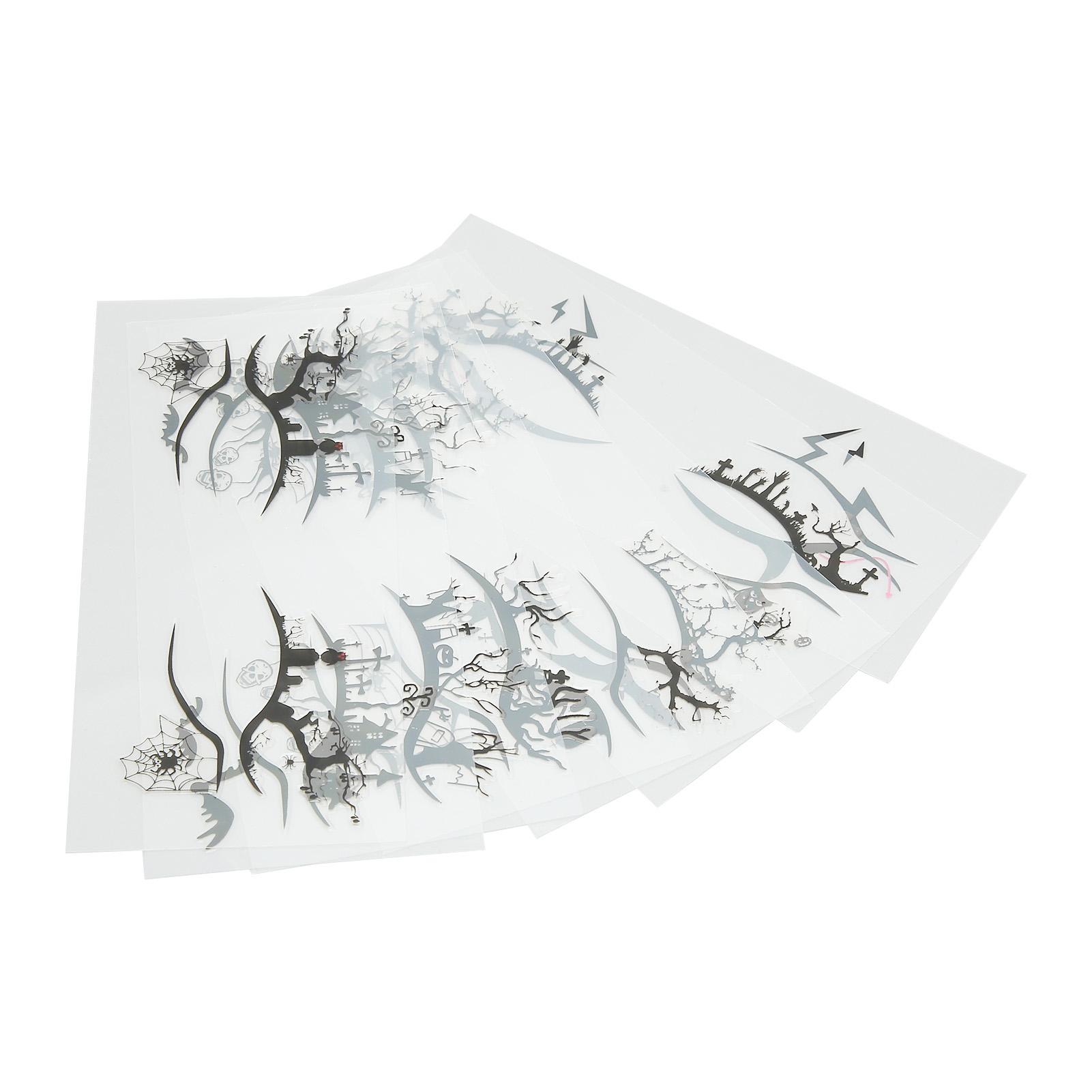 8 Sheets Halloween Eyeliner Sticker Classic Black Bat Spider Scary Stylish Eyeliner Tattoo Sticker for Costume Party
8 Sheets Halloween Eyeliner Sticker Classic Black Bat Spider Scary Stylish Eyeliner Tattoo Sticker for Costume Party