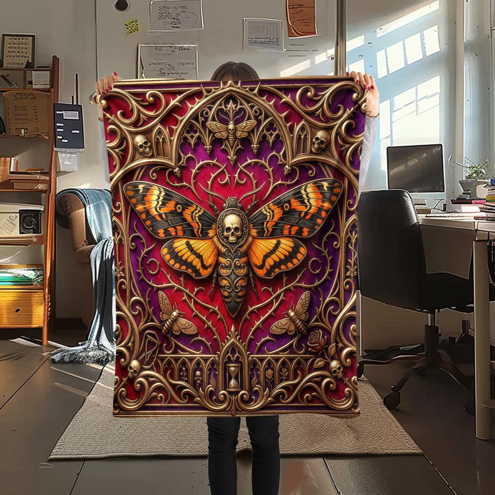 Retro Dark Gothic Animal Print Flannel Blanket High quality Comfortable for All Seasons Home Decor Warmth and Comfort Perfect for Christmas Gifts 80cm x 120cm
Retro Dark Gothic Animal Print Flannel Blanket High quality Comfortable for All Seasons Home Decor Warmth and Comfort Perfect for Christmas Gifts 80cm x 120cm