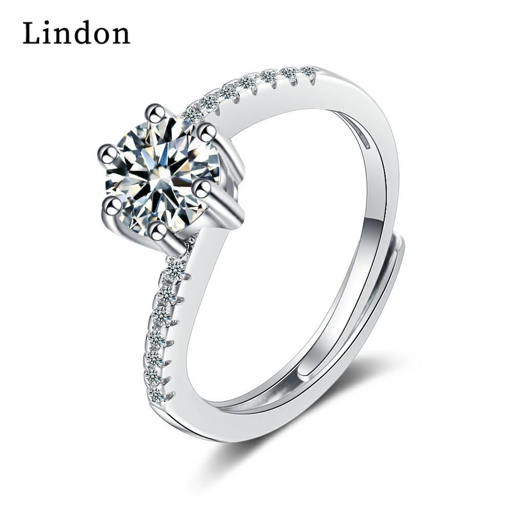 Классическое кольцо Lindon с медным цирконием, женские ювелирные изделия, свадебный подарок для вечеринки