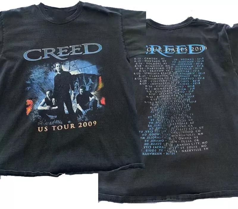 Band Tee Creed Us Tour 2009 2 side black short sleeve T shirt 2XL
Band Tee Creed Us Tour 2009 2 side black short sleeve T shirt 2XL