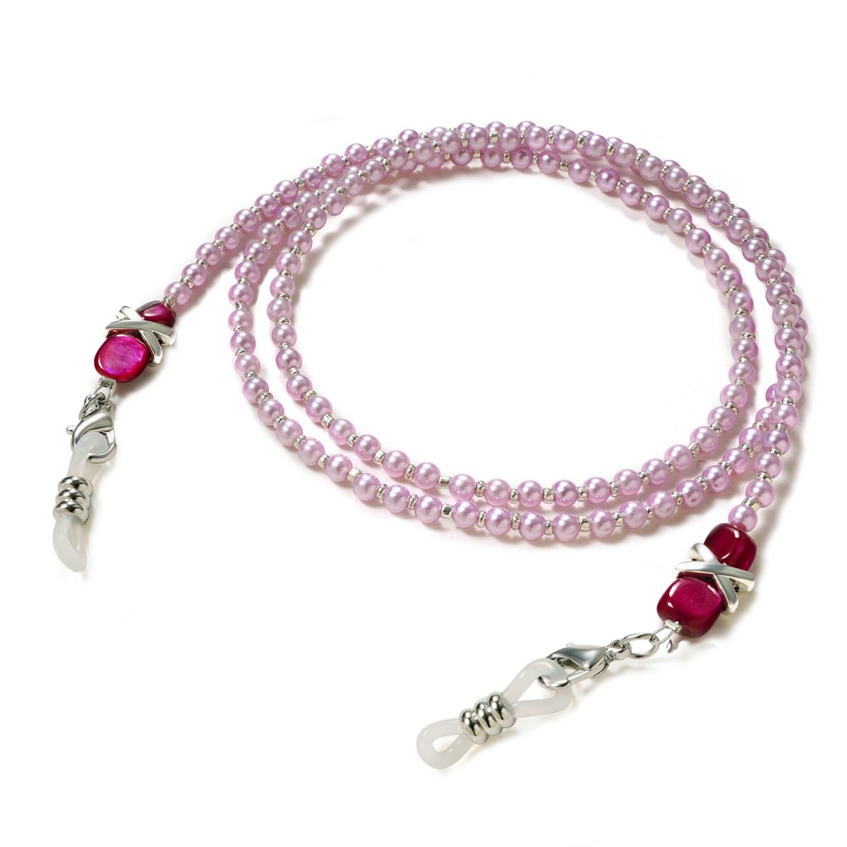 Stylish Pearl Beaded Eyeglasses Chain for Women Fashion Beads Pearl Lanyard Beaded Pearl Necklace рожевий
Stylish Pearl Beaded Eyeglasses Chain for Women Fashion Beads Pearl Lanyard Beaded Pearl Necklace рожевий