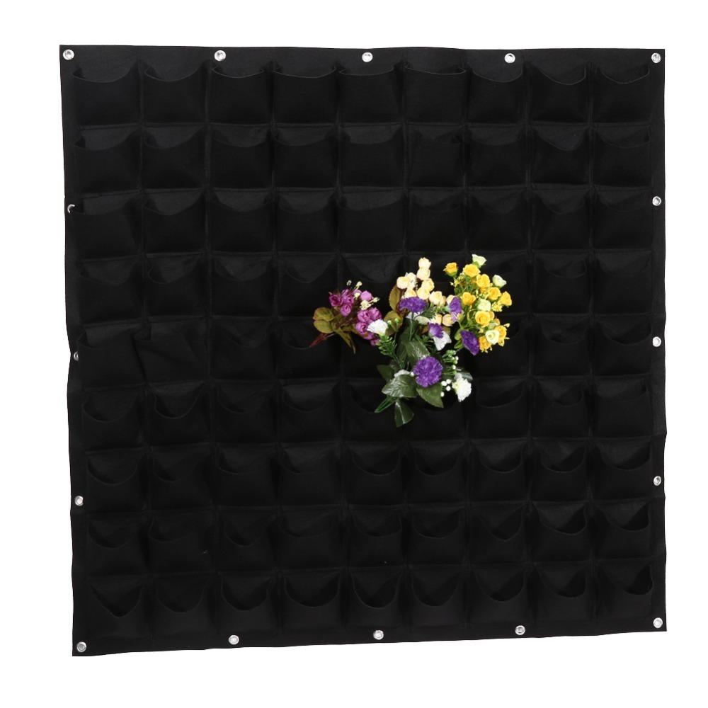100*100cm Plant Grow Bag 81 Pockets Wall Plant Bags Flower and Vegetable Planting чёрный
100*100cm Plant Grow Bag 81 Pockets Wall Plant Bags Flower and Vegetable Planting чёрный