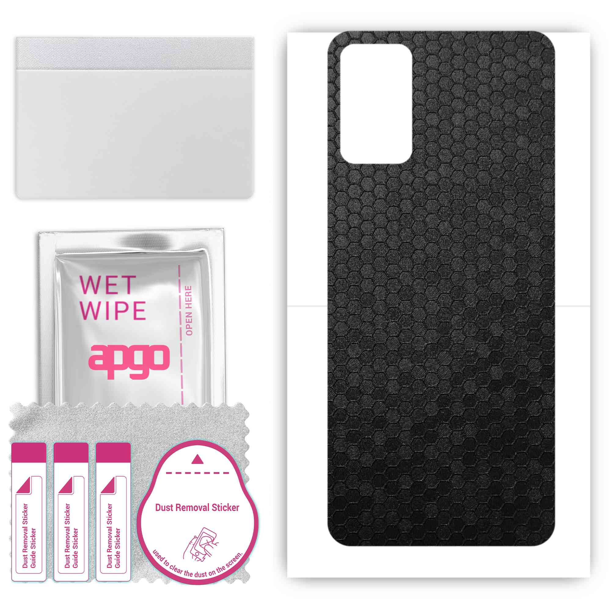 apgo Protective Skin Sticker for the back compatible with Umidigi A13 Pro Max 5G, Wrap Film, Foil, Vinyl - Pattern Black Honeycomb
apgo Protective Skin Sticker for the back compatible with Umidigi A13 Pro Max 5G, Wrap Film, Foil, Vinyl - Pattern Black Honeycomb