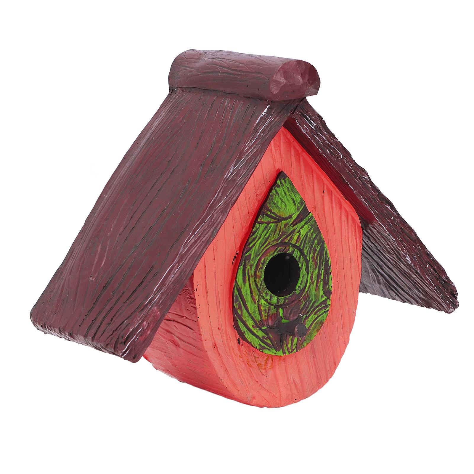 Bird House Garden Tree Decoration Hummingbird Synthetic Resin House Craft Pendant Artware Red червоний
Bird House Garden Tree Decoration Hummingbird Synthetic Resin House Craft Pendant Artware Red червоний