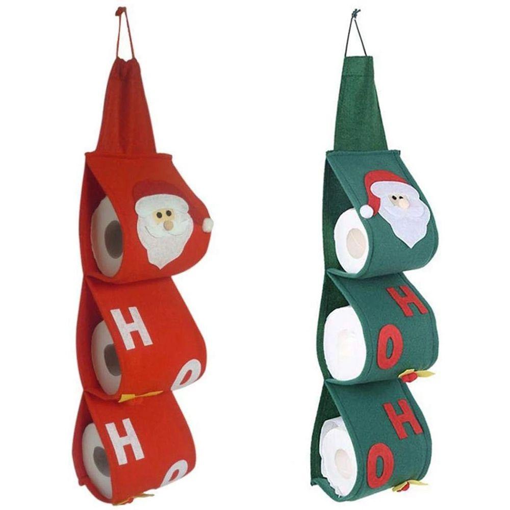Accessories Felt Christmas Cloth Bathroom Ornaments Tissue Bag Hanging bag Storage Bag Xmas Decor
Accessories Felt Christmas Cloth Bathroom Ornaments Tissue Bag Hanging bag Storage Bag Xmas Decor