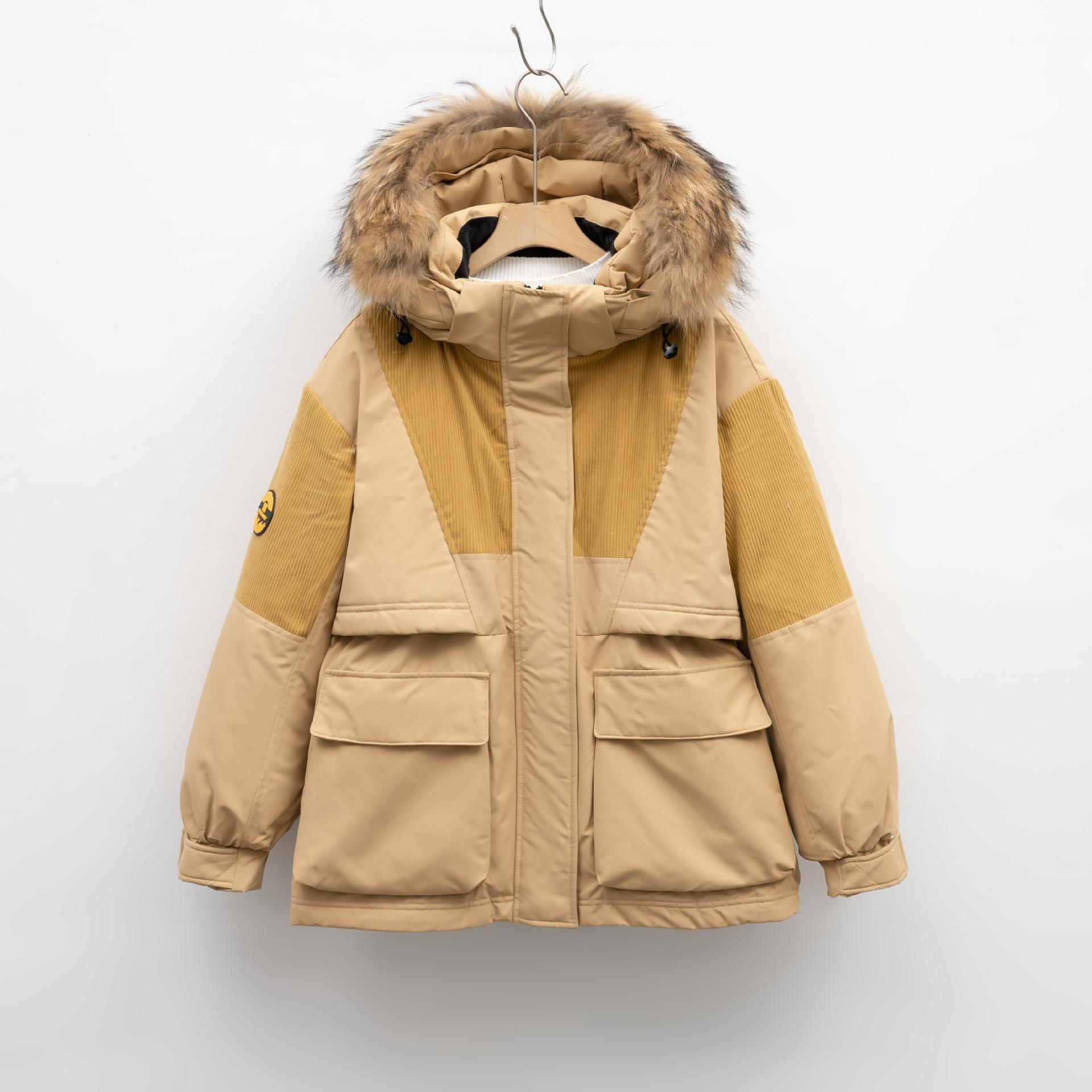 Winter loose retro hooded jacket fox hair couple men s and women s tooling fur collar down jacket XXL жовтий
Winter loose retro hooded jacket fox hair couple men s and women s tooling fur collar down jacket XXL жовтий