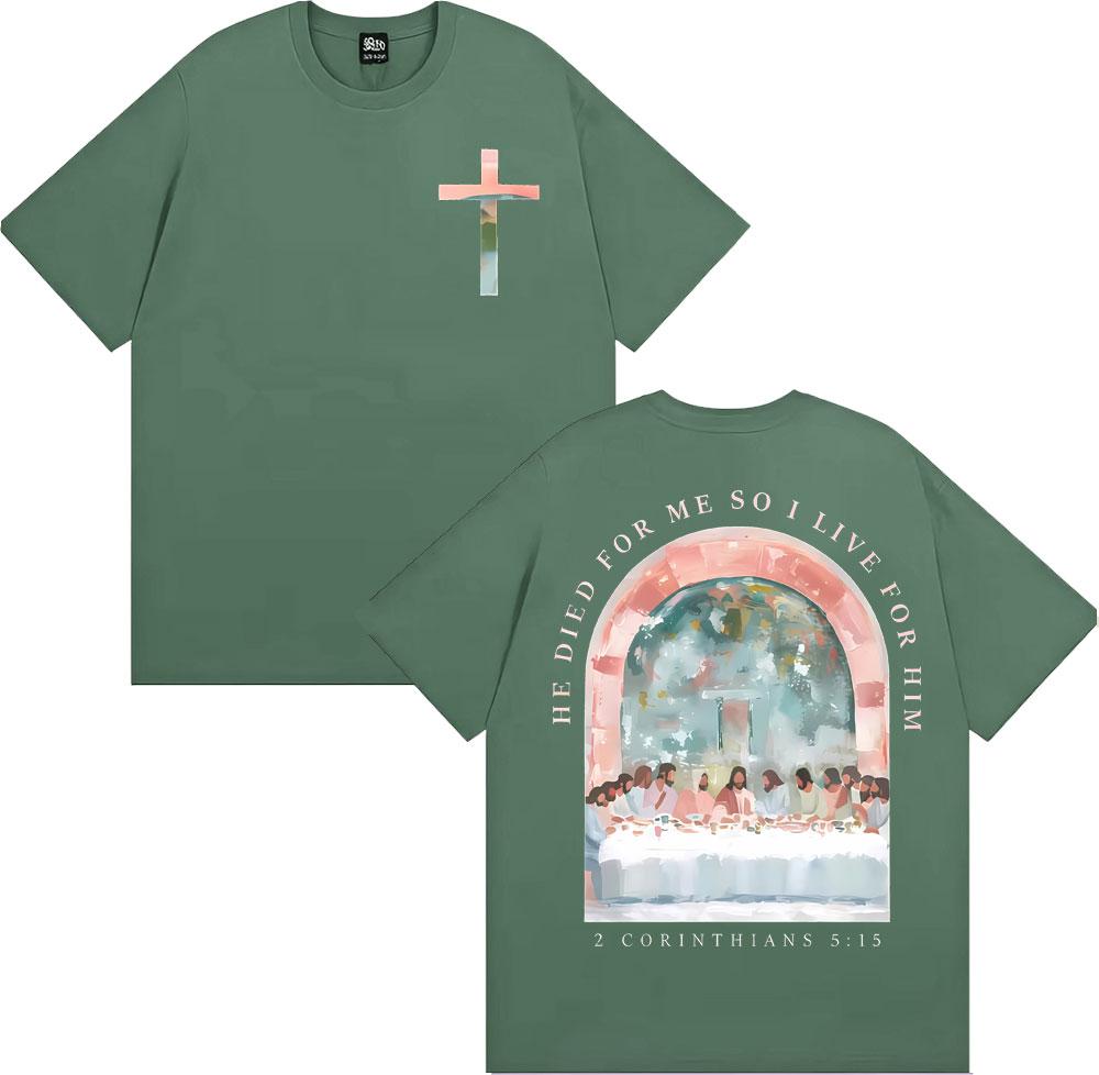 Christian Easter He Died for Me So I Live for Him Graphic T Shirts Unisex WOMEN Clothes Vintage Fashion High Street Comfort Tshirt 4XL
Christian Easter He Died for Me So I Live for Him Graphic T Shirts Unisex WOMEN Clothes Vintage Fashion High Street Comfort Tshirt 4XL