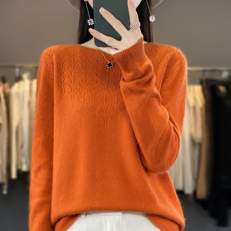 Шерстяной женский свитер с круглым вырезом, пуловер, весна-осень, кашемировый трикотаж, базовая женская шерстяная одежда с длинным рукавом, топ XL оранжевый
Шерстяной женский свитер с круглым вырезом, пуловер, весна-осень, кашемировый трикотаж, базовая женская шерстяная одежда с длинным рукавом, топ XL оранжевый