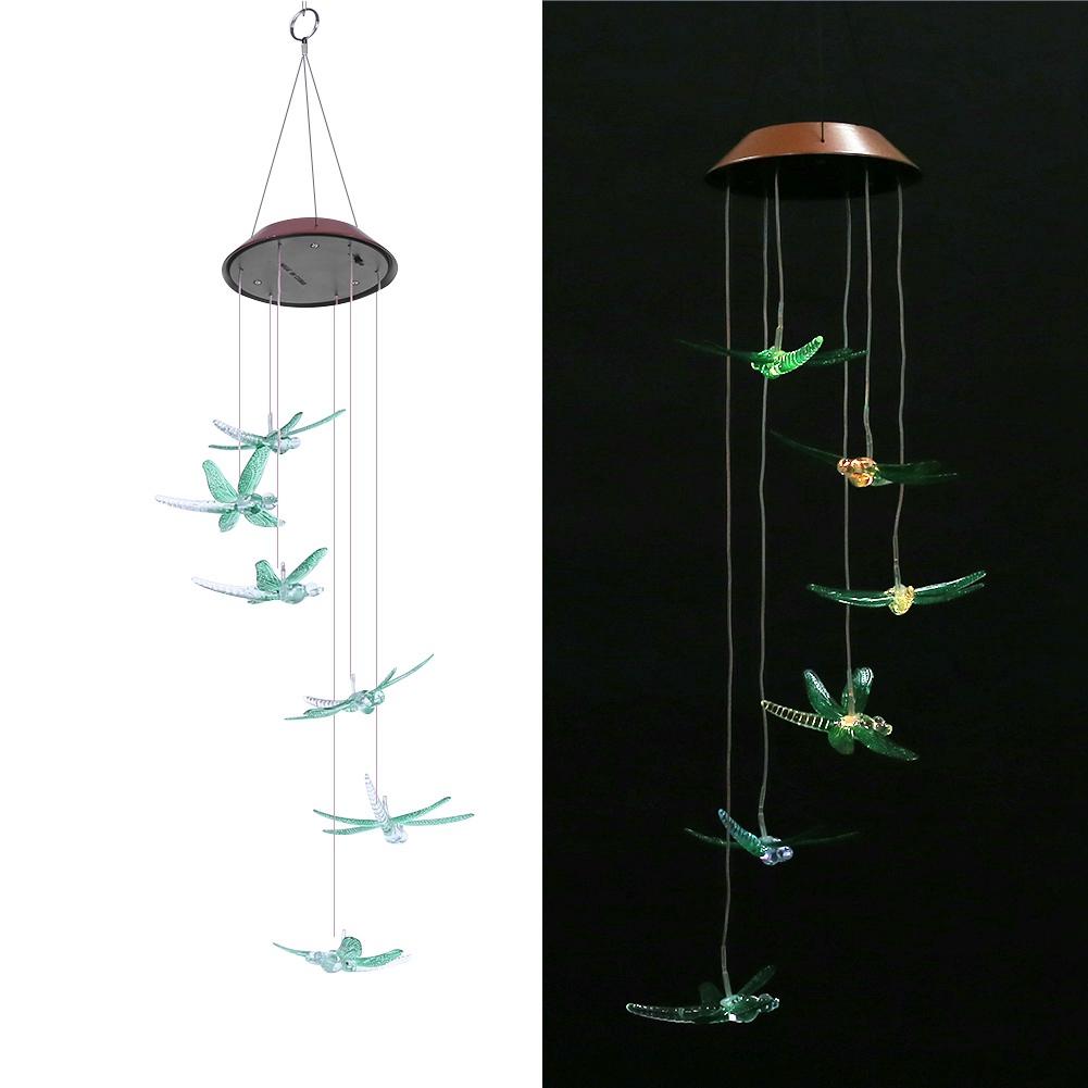 Outdoor Waterproof Solar Panel LED Dragonfly Wind Chimes Home Garden Decor Light (Green)
Outdoor Waterproof Solar Panel LED Dragonfly Wind Chimes Home Garden Decor Light (Green)