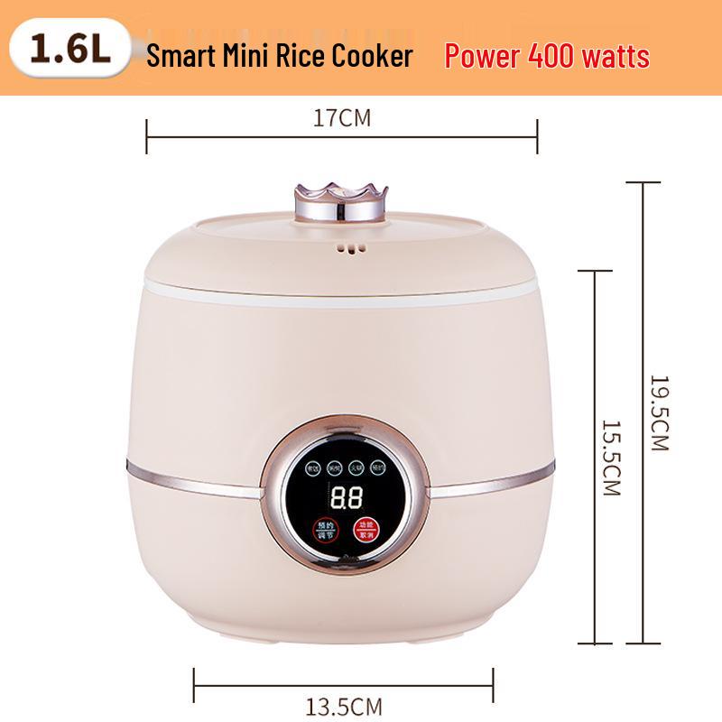 Multi-Functional Mini Rice Cooker for Soup, Stew, Porridge, and Noodles - Ideal for Dormitories (1-2 People)
Multi-Functional Mini Rice Cooker for Soup, Stew, Porridge, and Noodles - Ideal for Dormitories (1-2 People)