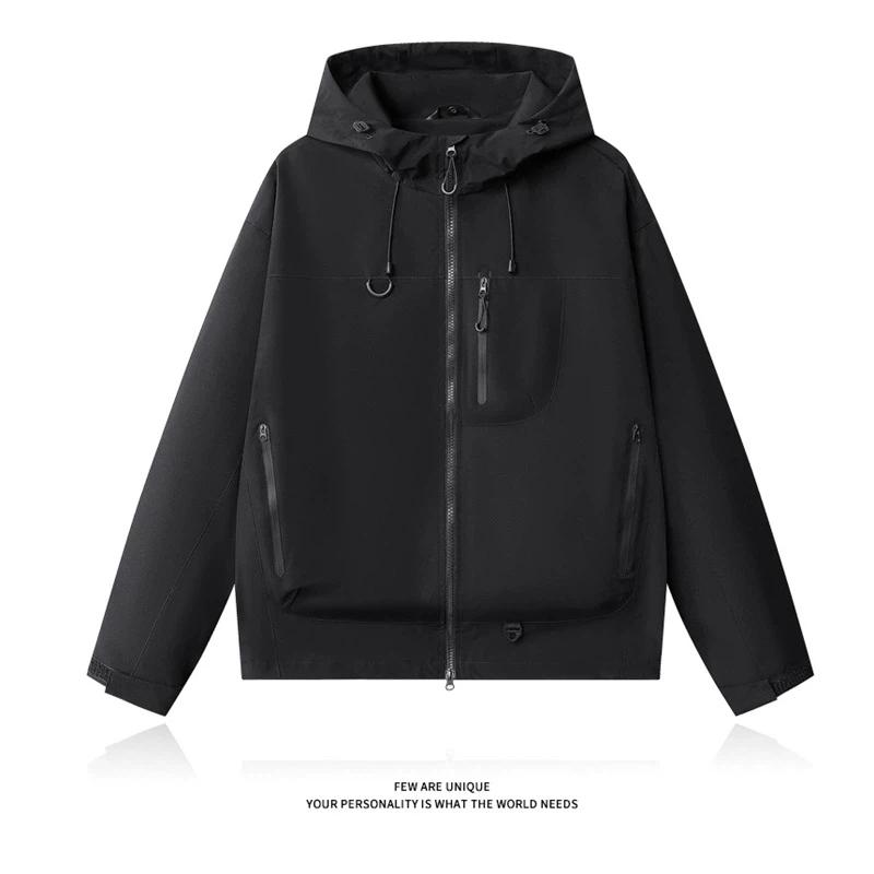 Windproof And Waterproof Hooded Jacket For Both Men And Women Outdoor Hiking Jacket With Multiple Pockets Casual Jacket L чёрный
Windproof And Waterproof Hooded Jacket For Both Men And Women Outdoor Hiking Jacket With Multiple Pockets Casual Jacket L чёрный