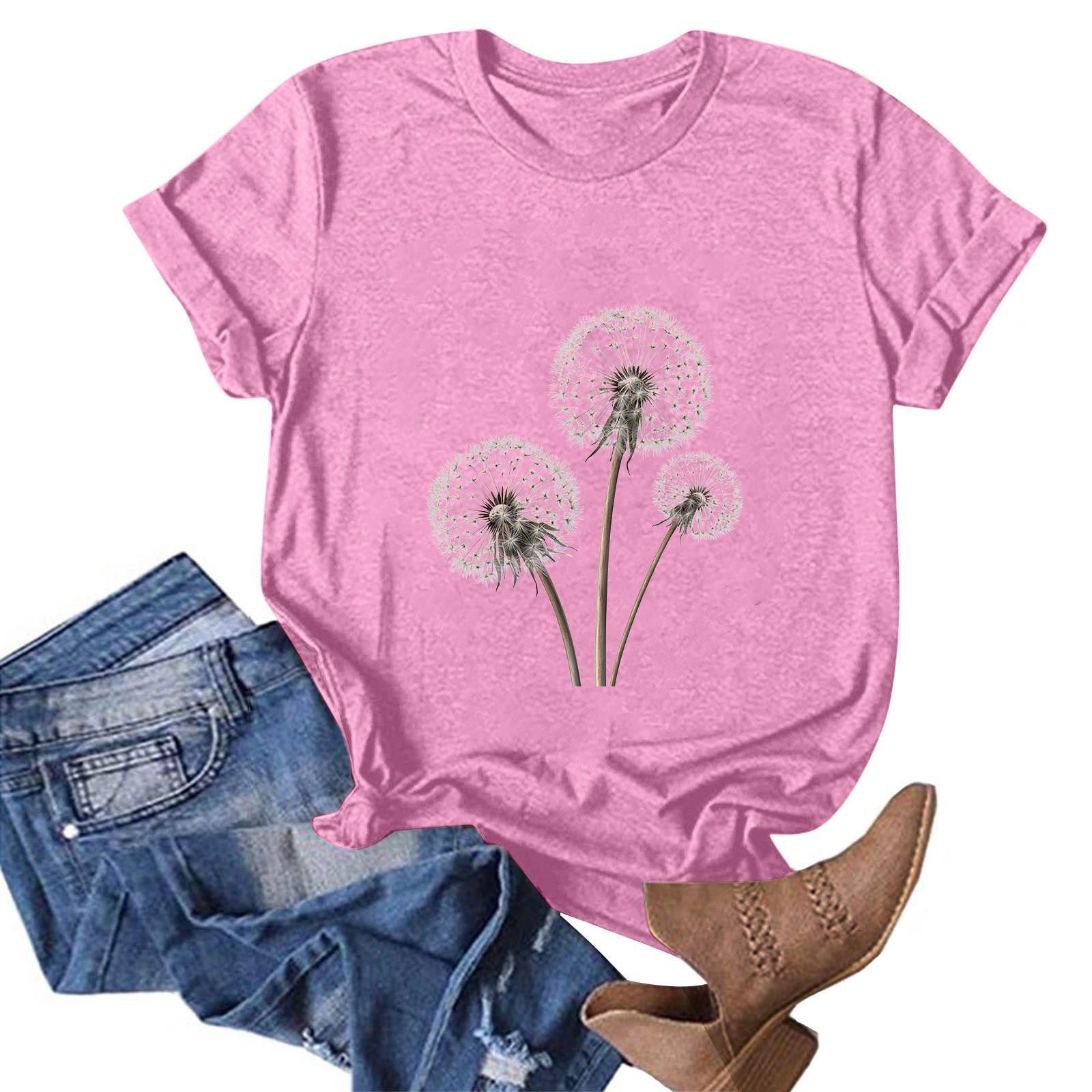 Женская модная повседневная футболка с круглым вырезом и принтом, пуловер с короткими рукавами, топ XXL розовый
Женская модная повседневная футболка с круглым вырезом и принтом, пуловер с короткими рукавами, топ XXL розовый