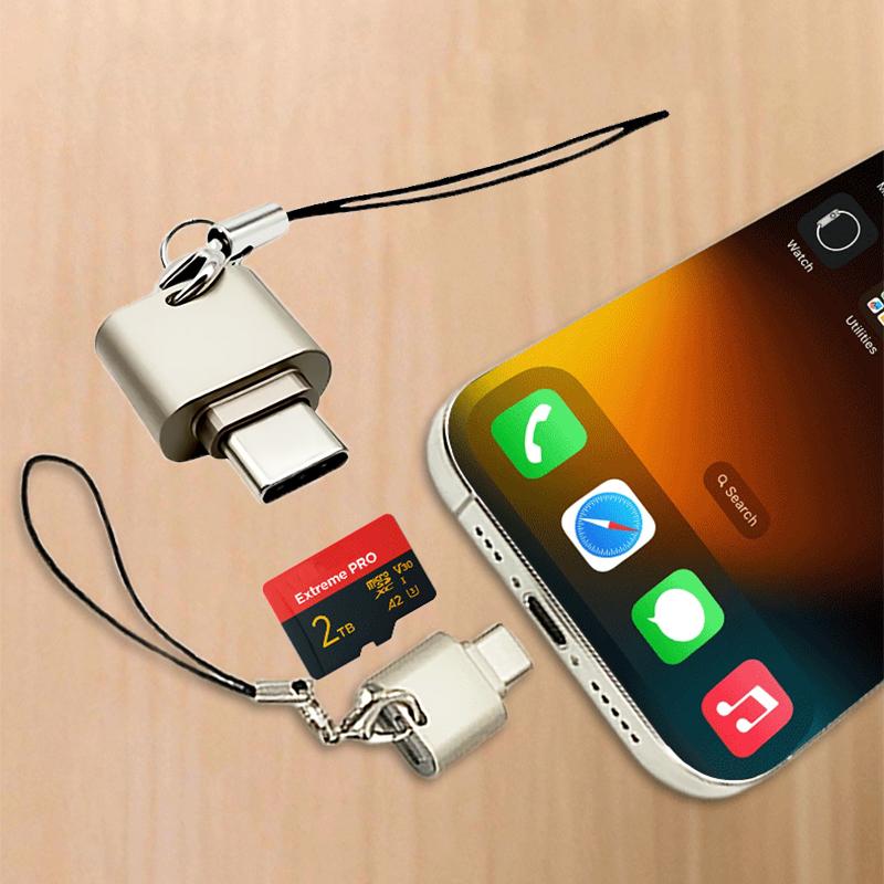 Card Reader Type C to SD Micro TF Adapter for iphone 15 16 Laptop Accessories OTG
Card Reader Type C to SD Micro TF Adapter for iphone 15 16 Laptop Accessories OTG