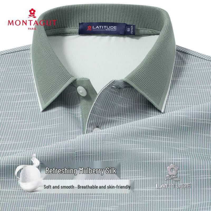 Montagut Men s Mulberry Silk Blend Short Sleeve Polo Shirt XXL
Montagut Men s Mulberry Silk Blend Short Sleeve Polo Shirt XXL
