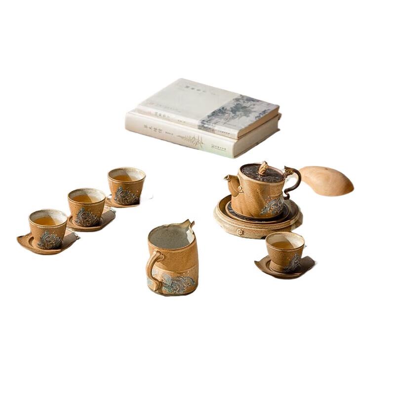 Edenus Dunhuang O3 Yellow Glaze Ceramic & Stone Tea Set
Edenus Dunhuang O3 Yellow Glaze Ceramic & Stone Tea Set