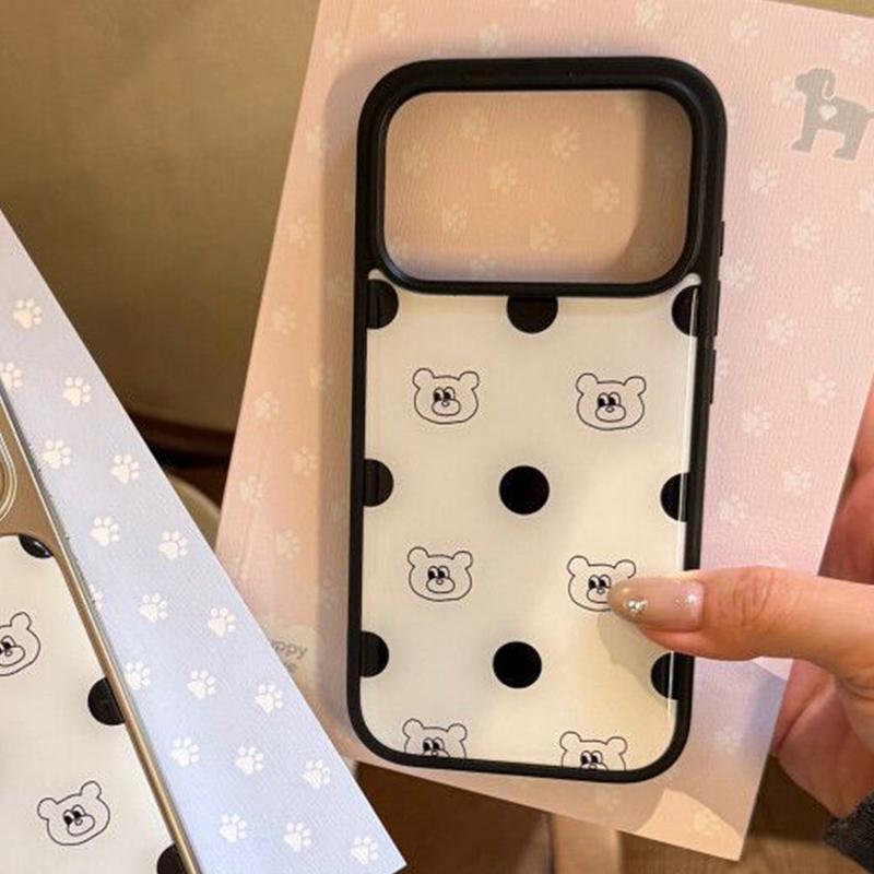 Ins Trendy Style White Wave Points Bear Phone Case For iPhone 17Air 16 Pro 15 14 13 1 Pro Max 11 Plus Anti Fall Protection Cover For iPhone 11 Promax
Ins Trendy Style White Wave Points Bear Phone Case For iPhone 17Air 16 Pro 15 14 13 1 Pro Max 11 Plus Anti Fall Protection Cover For iPhone 11 Promax