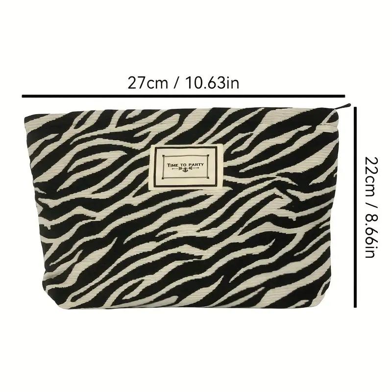 Большая вместительная сумка для хранения кистей для макияжа с принтом зебры, холщовый дорожный органайзер с застежкой-молнией, сумка для хранения кистей для макияжа зебра
Большая вместительная сумка для хранения кистей для макияжа с принтом зебры, холщовый дорожный органайзер с застежкой-молнией, сумка для хранения кистей для макияжа зебра
