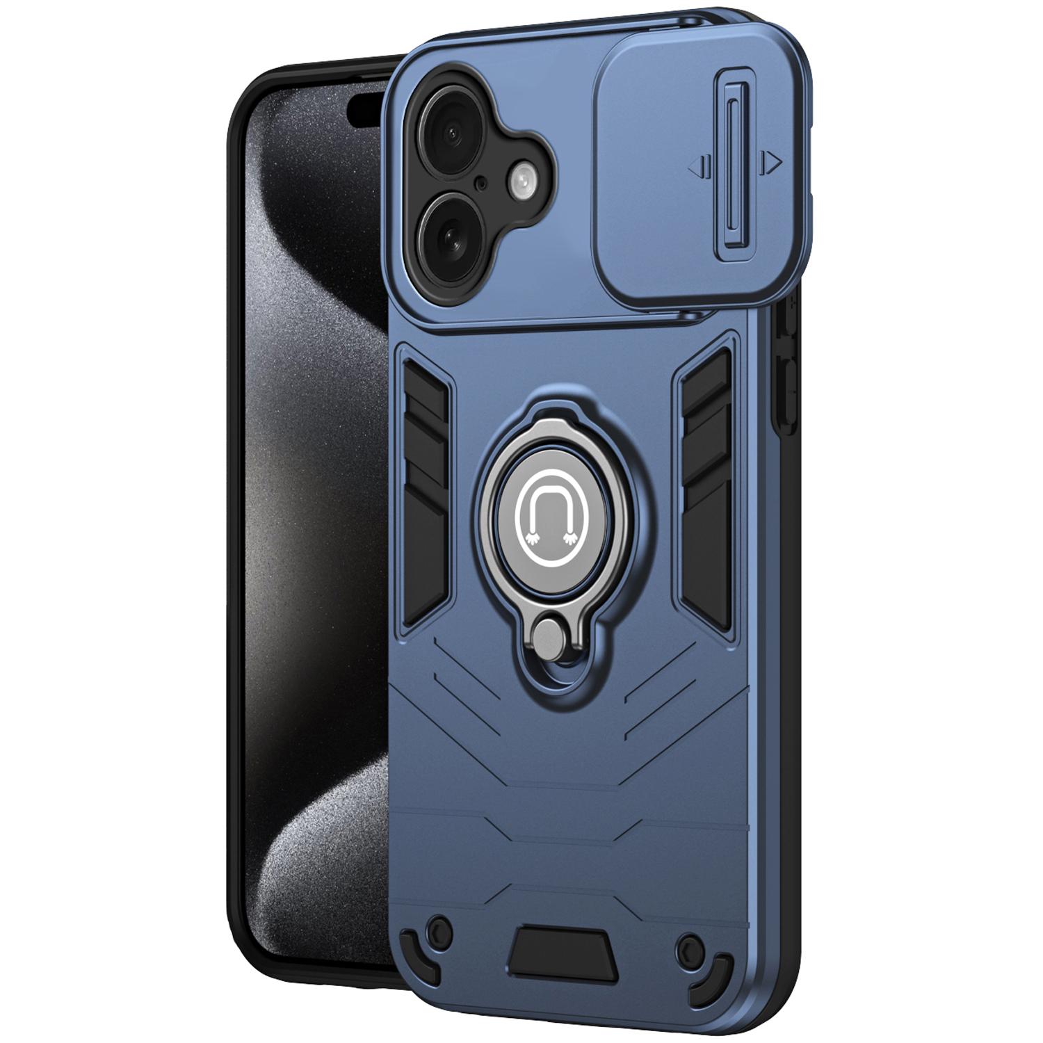 For iPhone 16 Case Slide Camshield Kickstand PC+TPU Phone Cover - Grey
For iPhone 16 Case Slide Camshield Kickstand PC+TPU Phone Cover - Grey