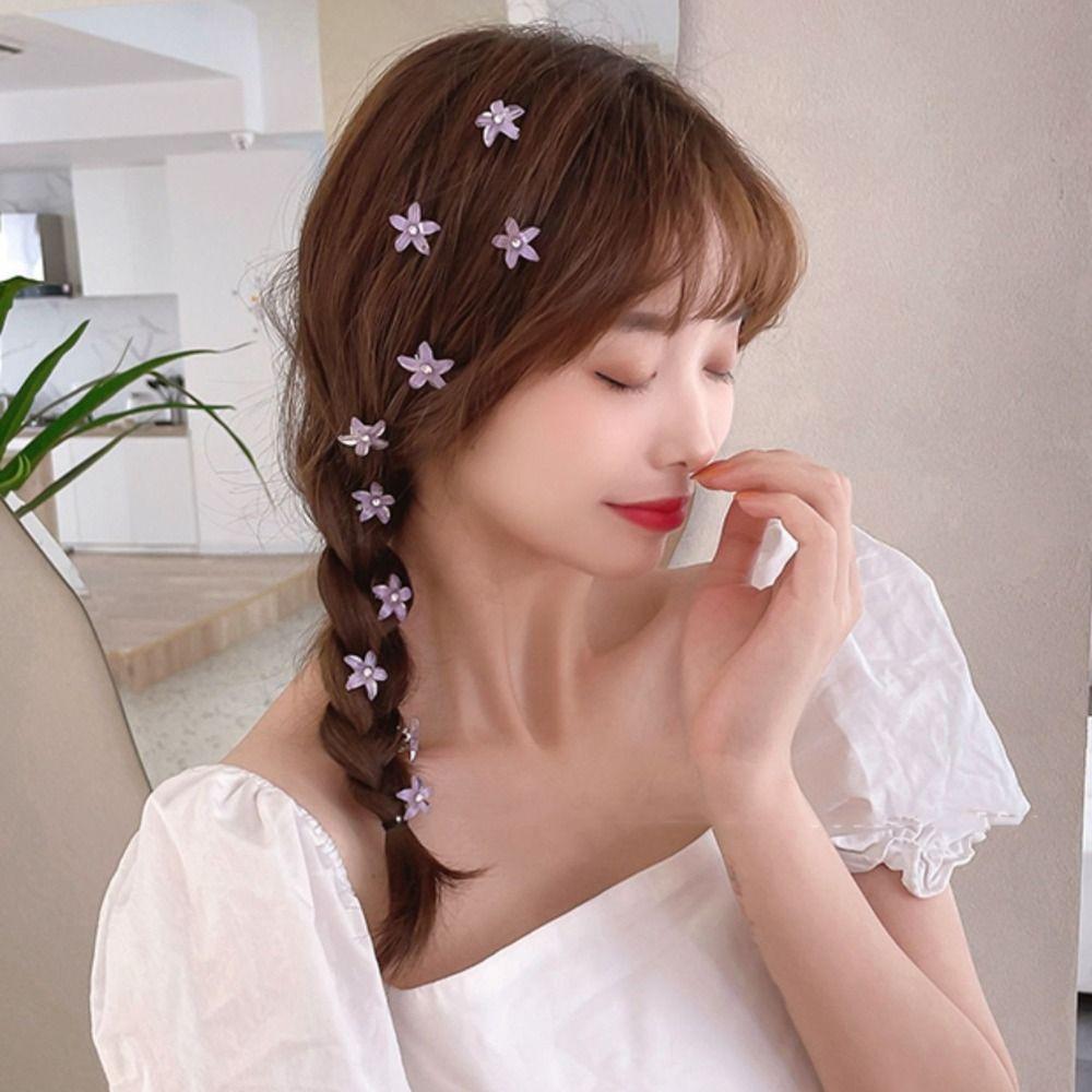 10pcs Zircon Crystal Flower Hair Clip Set Mini Hair Claw Flower Braided Hair Buckle Party белый
10pcs Zircon Crystal Flower Hair Clip Set Mini Hair Claw Flower Braided Hair Buckle Party белый