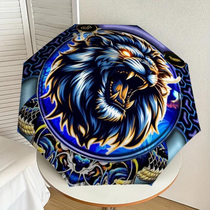 1pc Lion Head Automatic Folding Umbrella - Compact 8-Rib Design,Perfect Gift for Friends & Family yy250926076
1pc Lion Head Automatic Folding Umbrella - Compact 8-Rib Design,Perfect Gift for Friends & Family yy250926076