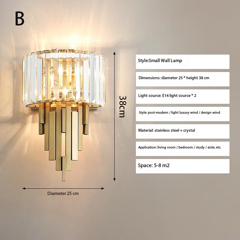 Nordic LED Роскошный металлический хрустальный настенный светильник Креативный настенный светильник для гостиной, прихожей, у кровати, внутреннее украшение, настенное освещение 3 lights
Nordic LED Роскошный металлический хрустальный настенный светильник Креативный настенный светильник для гостиной, прихожей, у кровати, внутреннее украшение, настенное освещение 3 lights