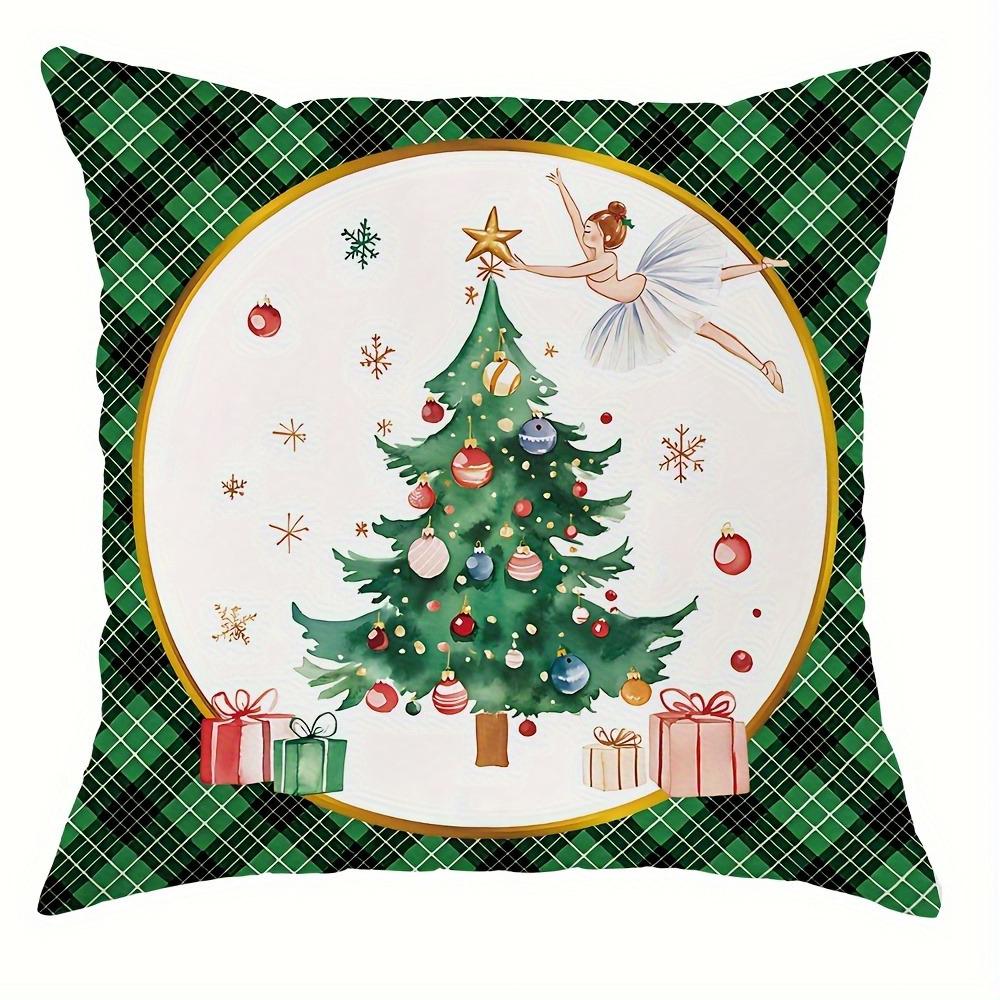 Наволочка для украшения рождественской вечеринки с рисунком принцессы Щелкунчика подойдет для домашней комнаты, гостиной, дивана, наволочки 40x40cm
Наволочка для украшения рождественской вечеринки с рисунком принцессы Щелкунчика подойдет для домашней комнаты, гостиной, дивана, наволочки 40x40cm