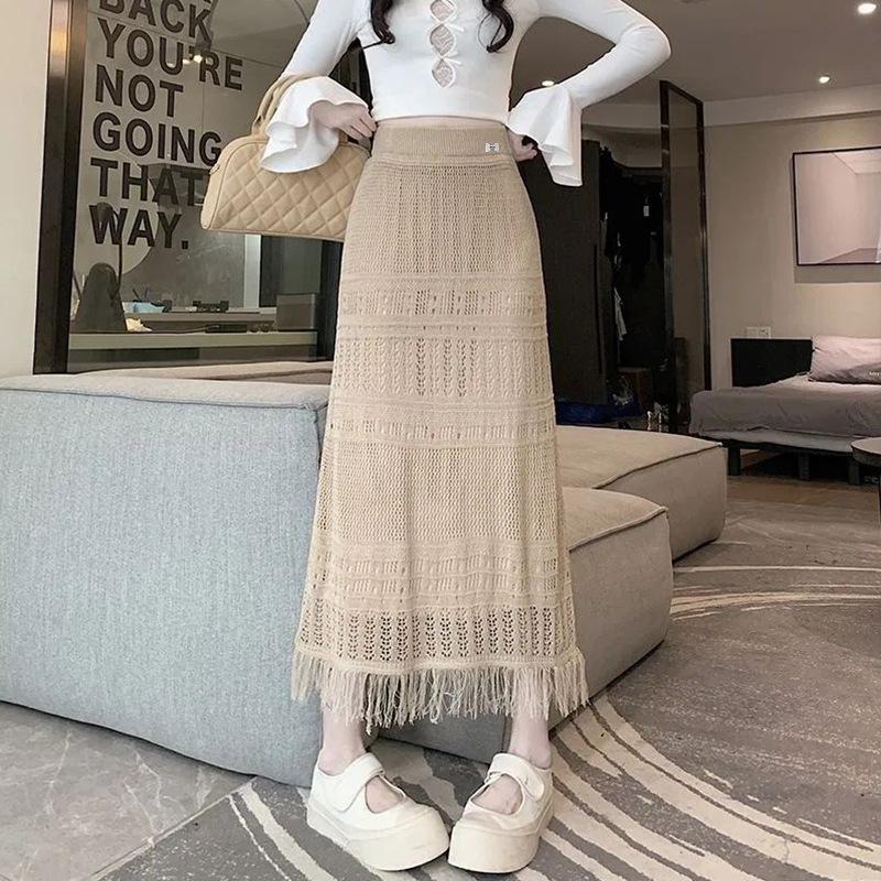 Summer 2025 Women s Tassel Crochet Lace Midi Skirt - High Waist Slimming Bodycon Design One Size - Premium Version
Summer 2025 Women s Tassel Crochet Lace Midi Skirt - High Waist Slimming Bodycon Design One Size - Premium Version