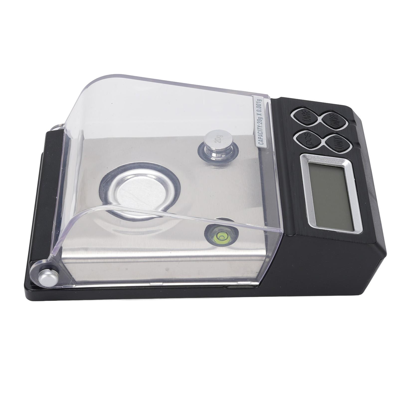 20g Digital Milligram Scale 0.001 High Accuracy Pocket Jewelry Scale Electronic Balance with 10g Calibration Weight
20g Digital Milligram Scale 0.001 High Accuracy Pocket Jewelry Scale Electronic Balance with 10g Calibration Weight