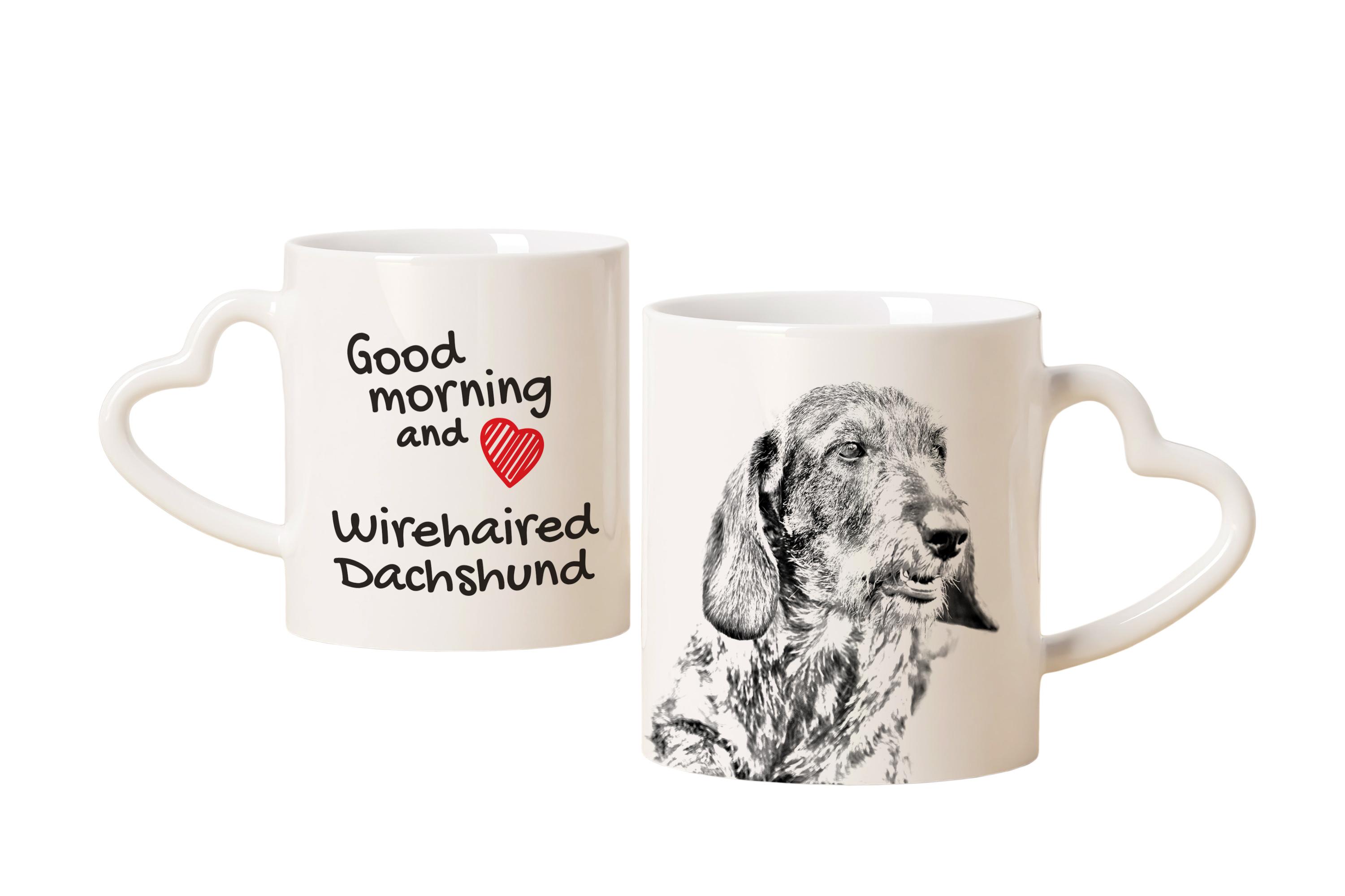 Dachshund - cup with a dog, adorable cup with a heart-shaped handle, universal gift from the Art-Dog brand білий
Dachshund - cup with a dog, adorable cup with a heart-shaped handle, universal gift from the Art-Dog brand білий