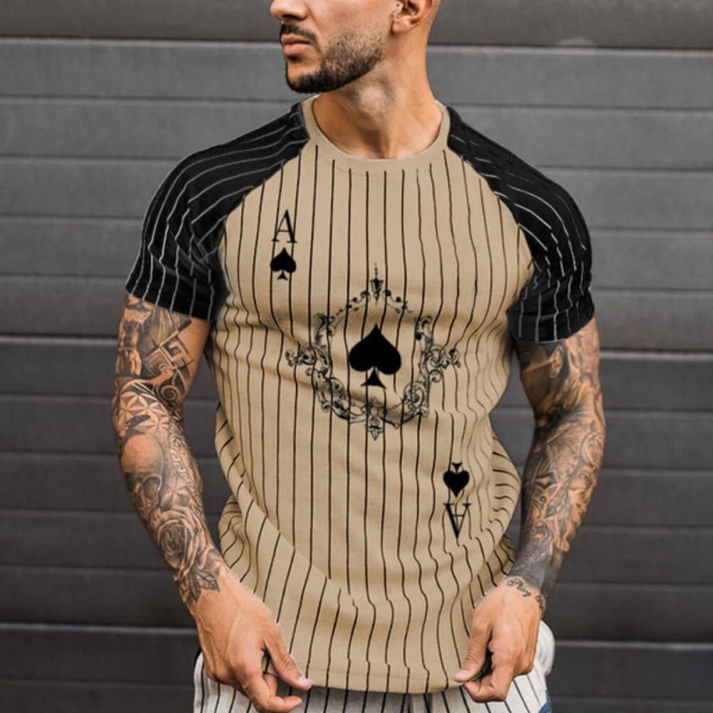 26 Summer Men s Loose Ace of Spades Poker 3D Digital Print T-shirt Street Personality Trendy Round Neck Short Sleeve Men M
26 Summer Men s Loose Ace of Spades Poker 3D Digital Print T-shirt Street Personality Trendy Round Neck Short Sleeve Men M