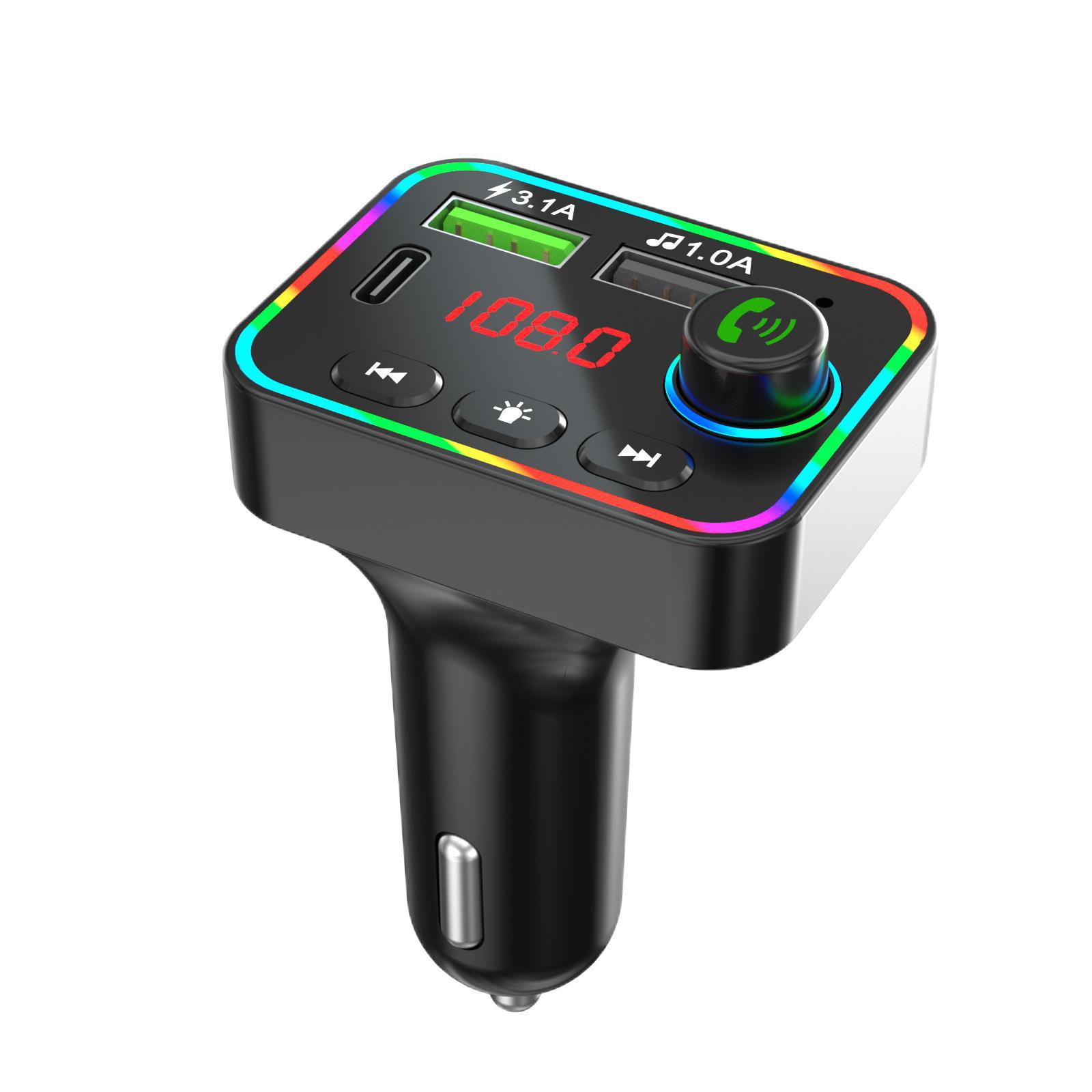 Bluetooth 5.0 Car Fm Transmitter Mp3 Player Wireless Handsfree Car Kit Receiver Adapter with Pd Usb Phone Charger чорний
Bluetooth 5.0 Car Fm Transmitter Mp3 Player Wireless Handsfree Car Kit Receiver Adapter with Pd Usb Phone Charger чорний