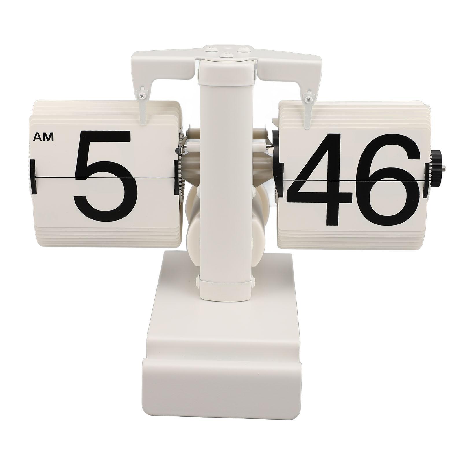 Ретро-часы-раскладушки с питанием от батареек, настольные часы с переворачивающимися страницами, многофункциональный держатель для телефона, украшение для All White Version
Ретро-часы-раскладушки с питанием от батареек, настольные часы с переворачивающимися страницами, многофункциональный держатель для телефона, украшение для All White Version