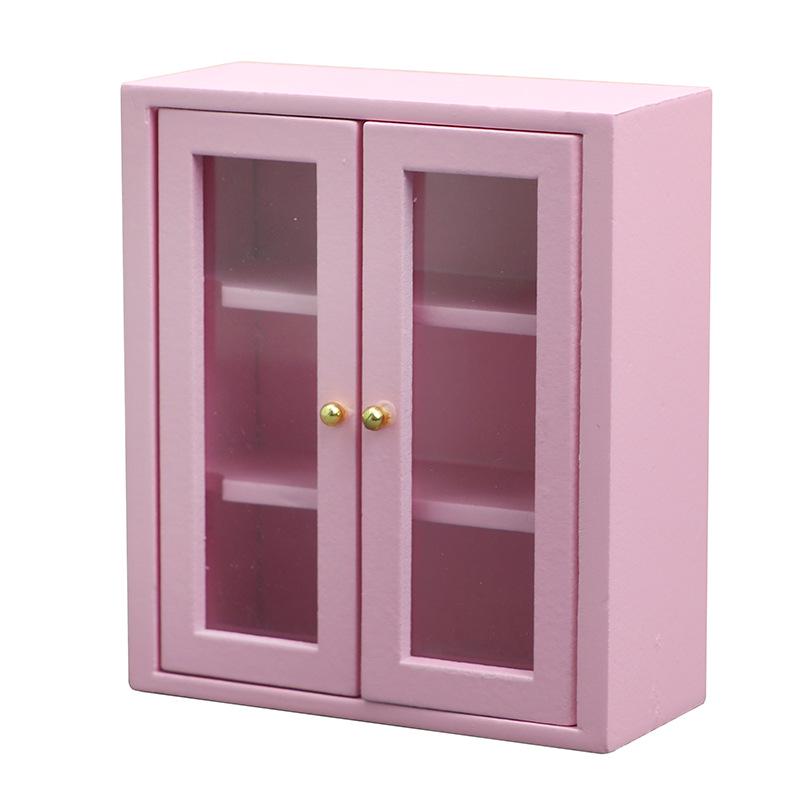 1:12 Dollhouse Miniature White Wall-Mounted Storage Cabinet рожевий
1:12 Dollhouse Miniature White Wall-Mounted Storage Cabinet рожевий