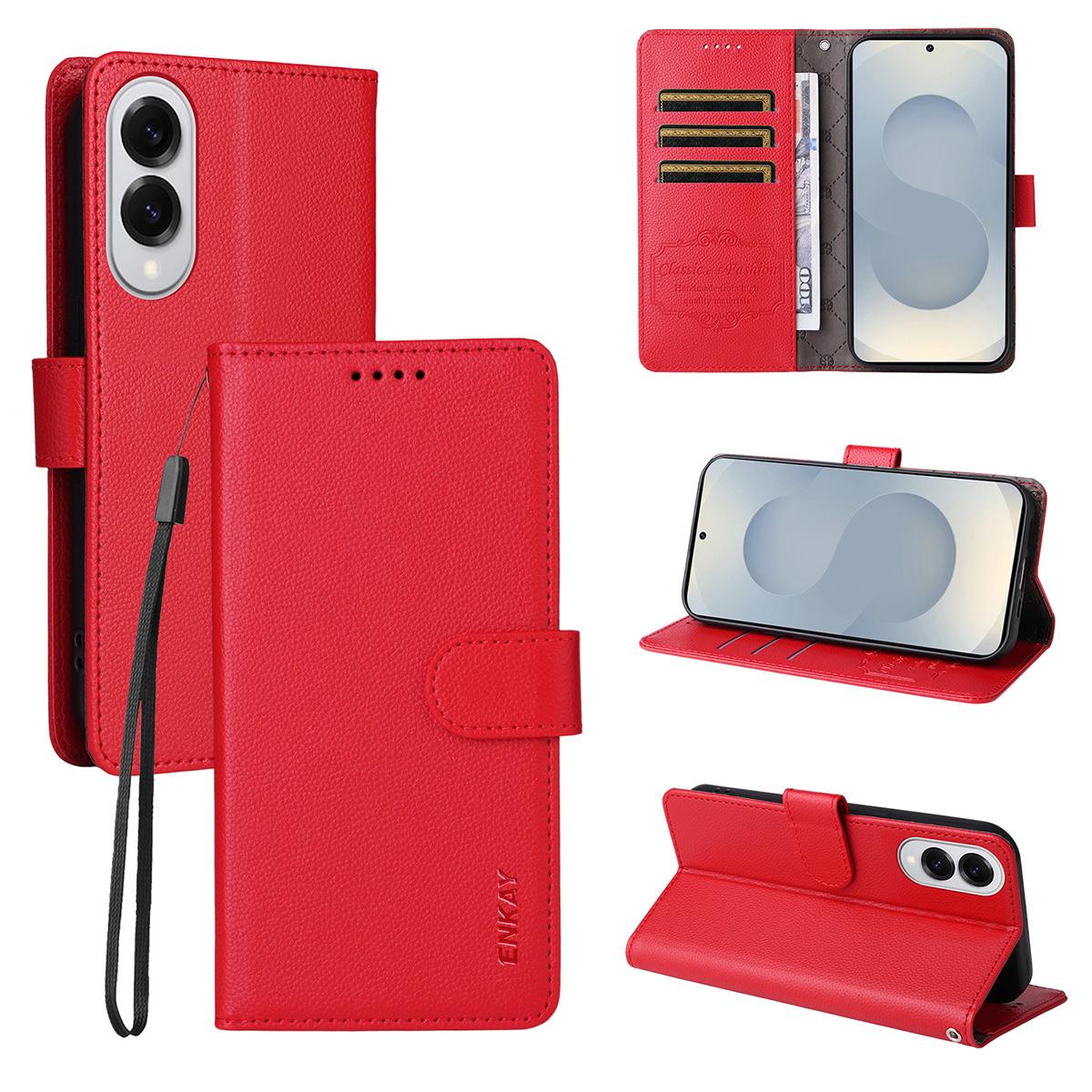 For Samsung Galaxy S25 Edge Wallet Case with Strap ENKAY HAT PRINCE RFID Blocking Leather Stand Phone Cover B
For Samsung Galaxy S25 Edge Wallet Case with Strap ENKAY HAT PRINCE RFID Blocking Leather Stand Phone Cover B