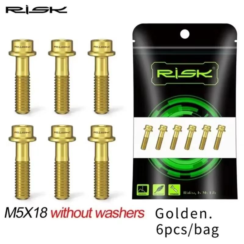 6pcs M5*16 M5*18 Bicycle Stem Bolts Multicolor Bike Handlebar Stem Bolts Bicycle Handlebar Fixed Screws Bicycle Table Screw
6pcs M5*16 M5*18 Bicycle Stem Bolts Multicolor Bike Handlebar Stem Bolts Bicycle Handlebar Fixed Screws Bicycle Table Screw