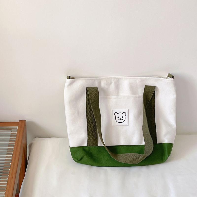 Cute Bear Print Large Capacity Canvas Bag For Boys And Girls Schooling And Activities зелений
Cute Bear Print Large Capacity Canvas Bag For Boys And Girls Schooling And Activities зелений