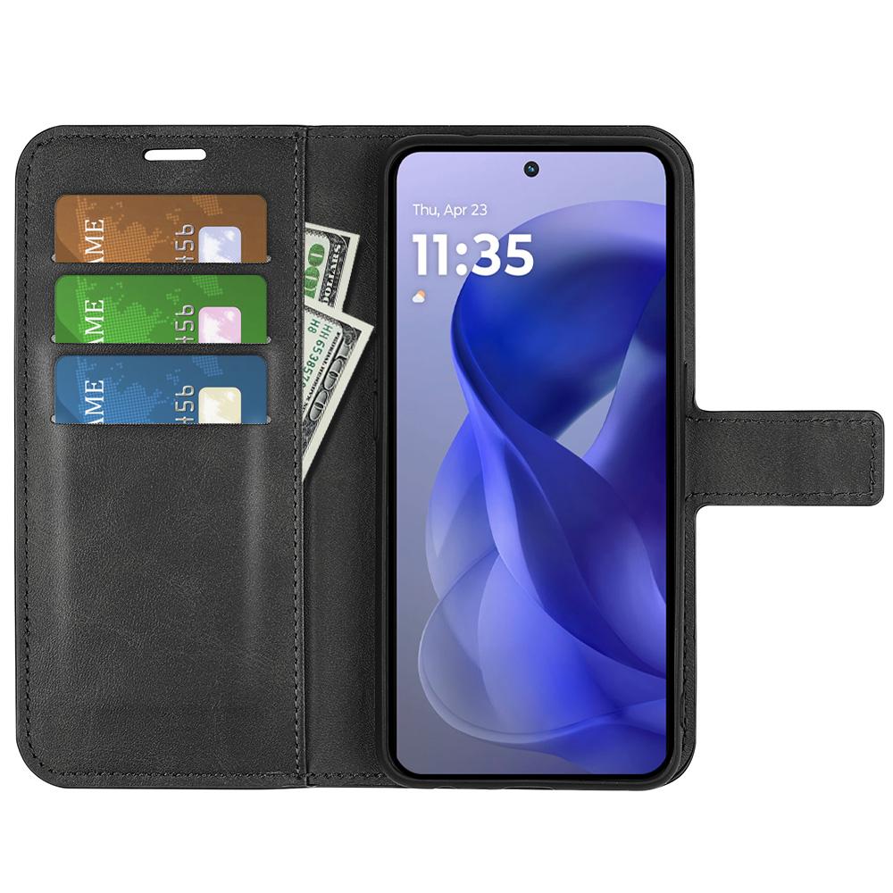 Для Motorola Moto G Power (2025) Чохол-підставка проти подряпин, шкіряний чохол для телефону з текстурою теляти Black
Для Motorola Moto G Power (2025) Чохол-підставка проти подряпин, шкіряний чохол для телефону з текстурою теляти Black