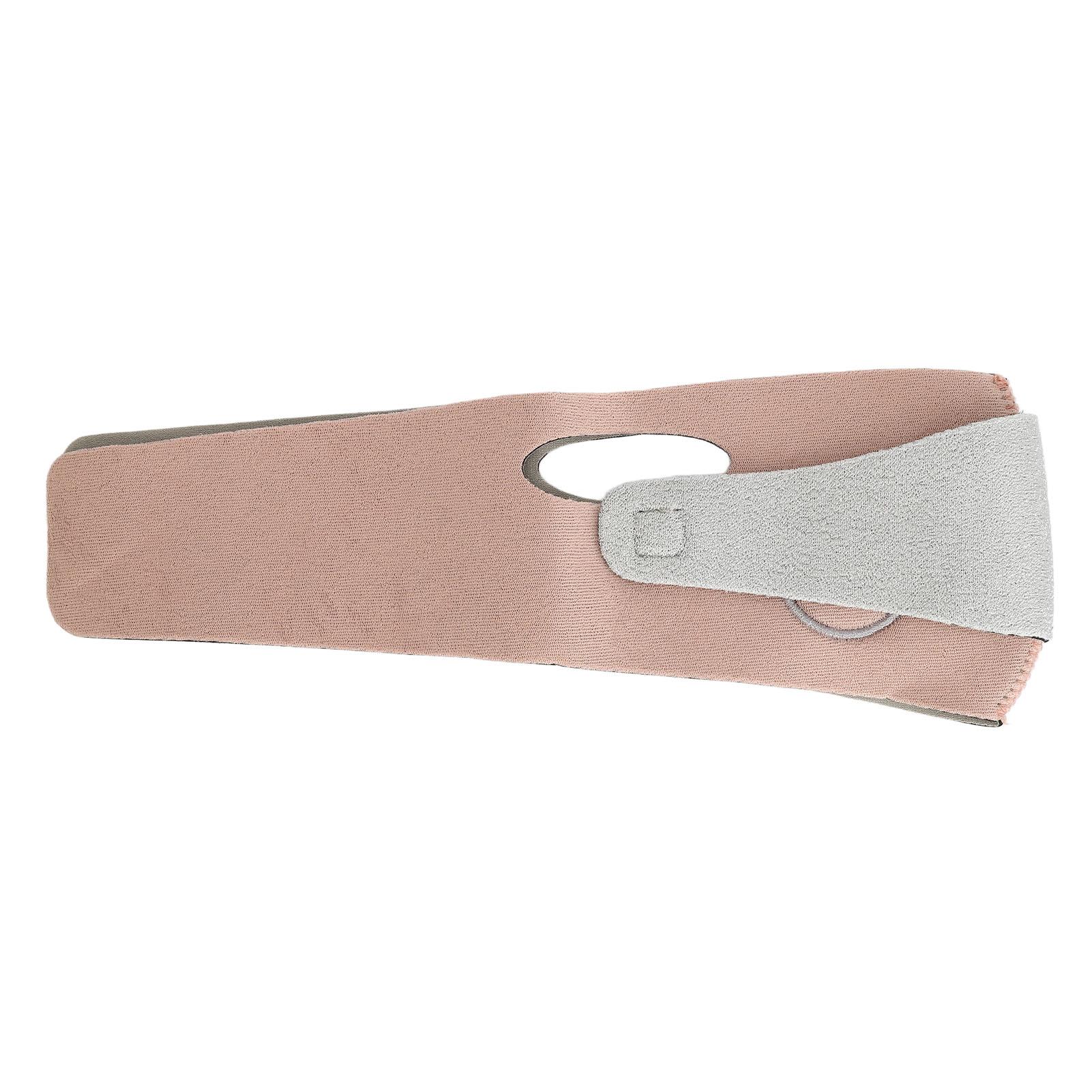 2 шт. Ремешок для подбородка для формирования, лифтинга, дышащий, эластичный, V-линия, ремешок для похудения лица, розовый